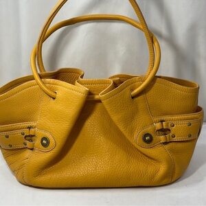 NWOT COLE HAAN YELLOW BAG